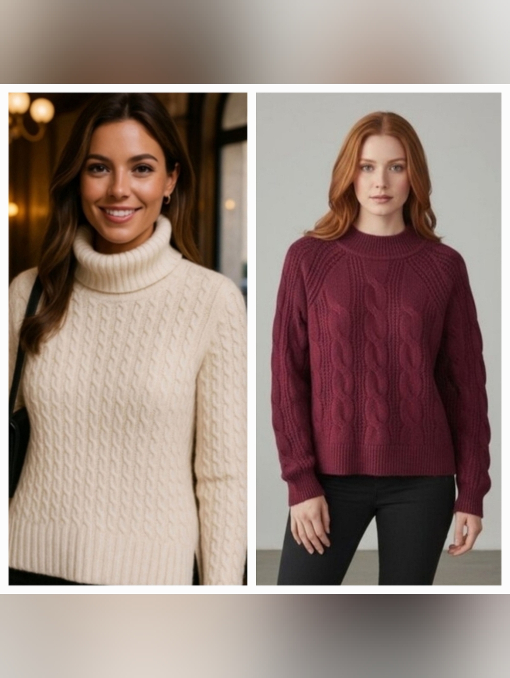 Bundle J. Crew Cableknit Sweaters